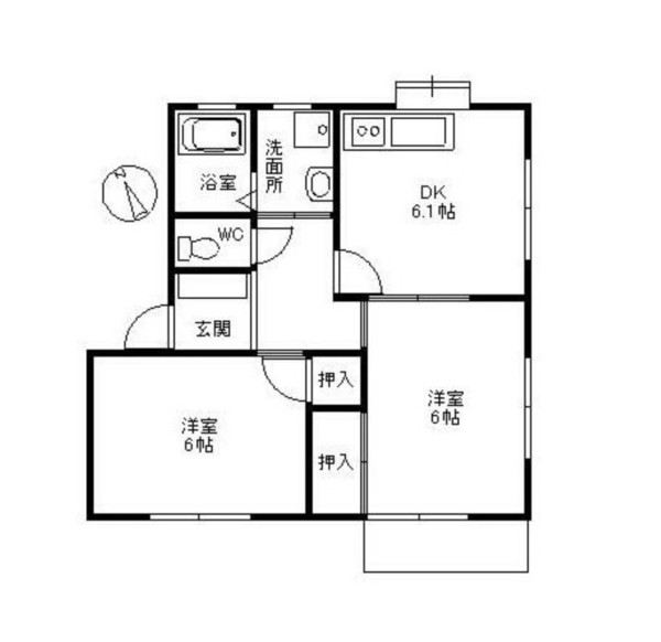 第２コーポ熊澤 間取り