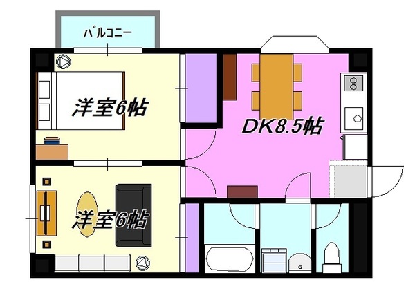 JS茅ヶ崎ビル201 間取り