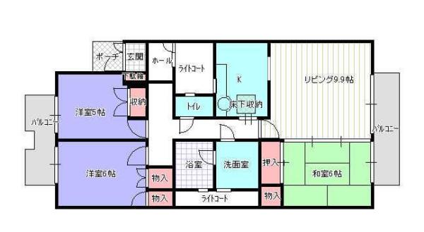 茅ヶ崎東海岸ハイツ　 間取り