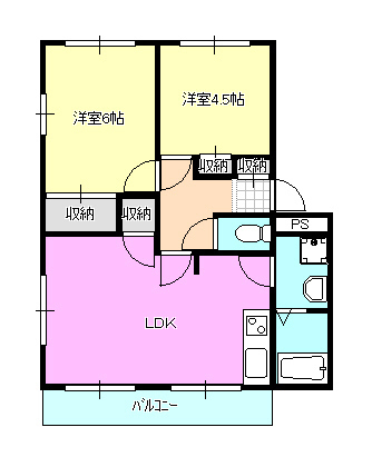 湘南エスポアシティＡ 間取り