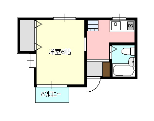 クイーンハイツ　101 使いやすい１Ｋタイプ