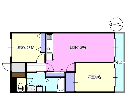 湘南エスポアシティＣ 使いやすい２LDKです☆
