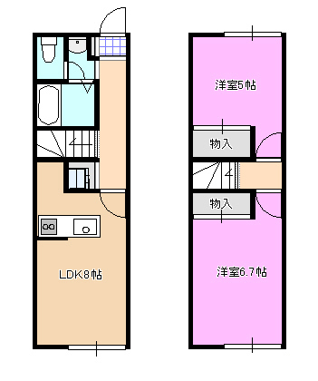 セジュール 間取り