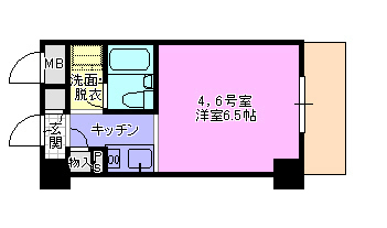 ドミトリー茅ヶ崎 間取り