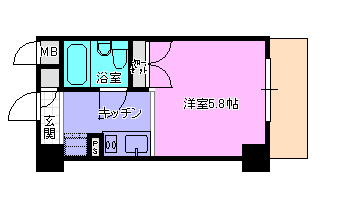 ドミトリー茅ヶ崎 間取り