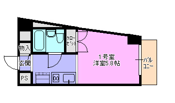 ドミトリー茅ヶ崎 間取り