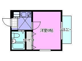 プラムクリーク　201 間取り