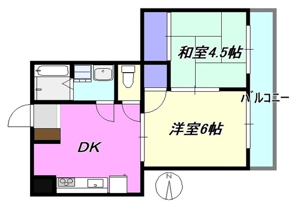 ベルビュー松が丘 間取り