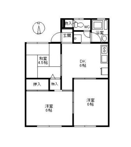 菱沼ハイツ 間取り