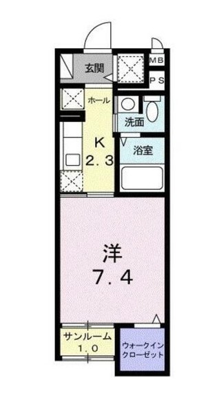 クレール茅ヶ崎Ⅲ 間取り