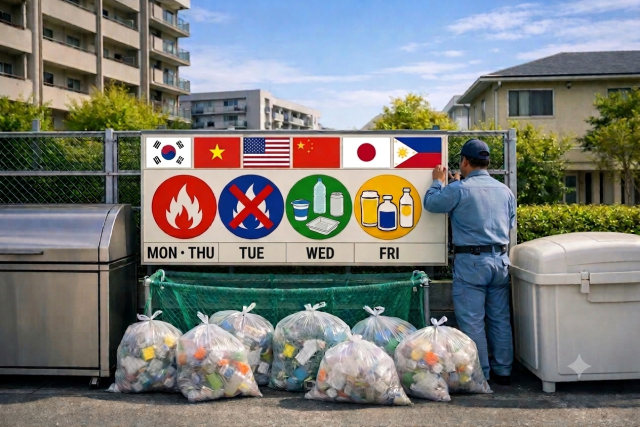 外国人入居者の「ゴミ出しルール違反」:多言語対応と地域トラブルを防ぐ管理術